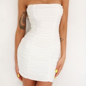 Tiger Mist White Sansa Dress